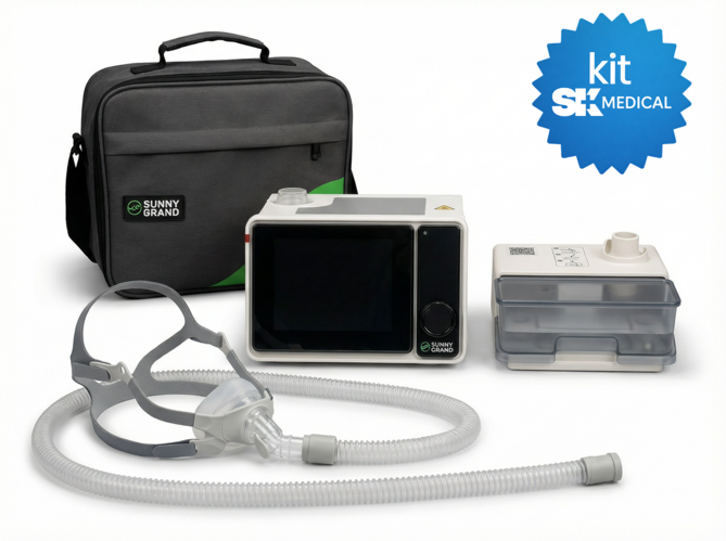 Sunnygrand Natr sleep 20A + bolso de transporte + tubo calefacciona + mascarilla  Nasobucal sunnygrand