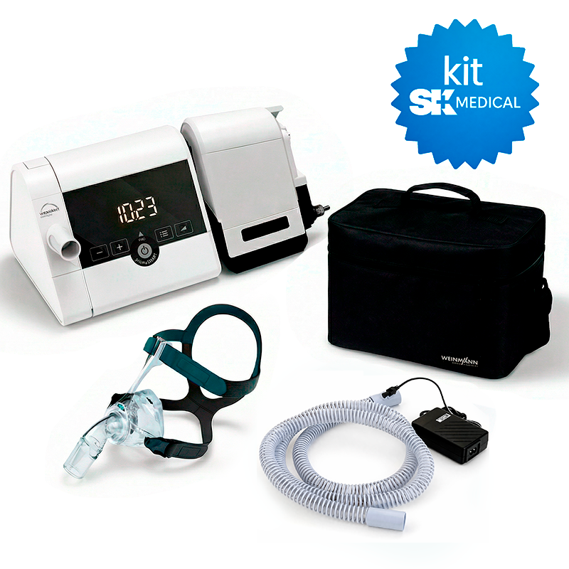 Lowenstein Prisma Smart  Max + Bolso de transporte + Tubo Estandar + Mascarilla nasal o nasobucal de la marca Lowenstein medical