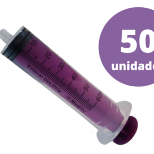 Jeringa de Alimentacion CON SISTEMA  ENFIT 60CC (60 ml) Punta Excentrica